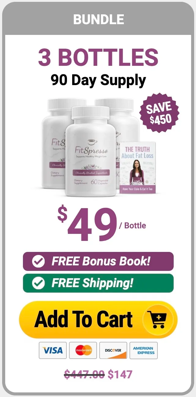 Fitspresso 3 Bottle Price